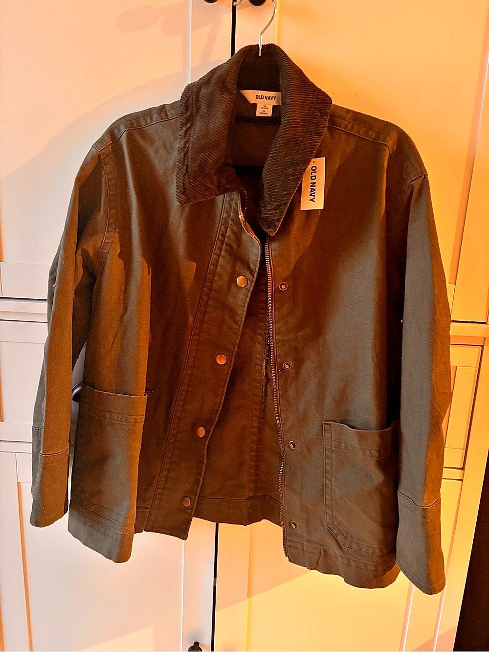 Old Navy Canvas Barn Jacket Utility Jacket Size XS NWT